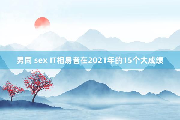 男同 sex IT相易者在2021年的15个大成绩