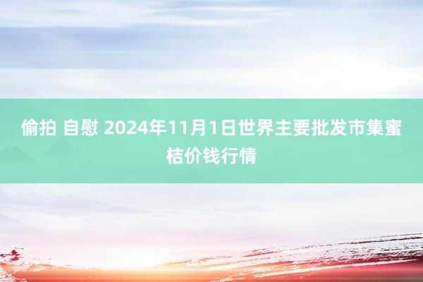 偷拍 自慰 2024年11月1日世界主要批发市集蜜桔价钱行情