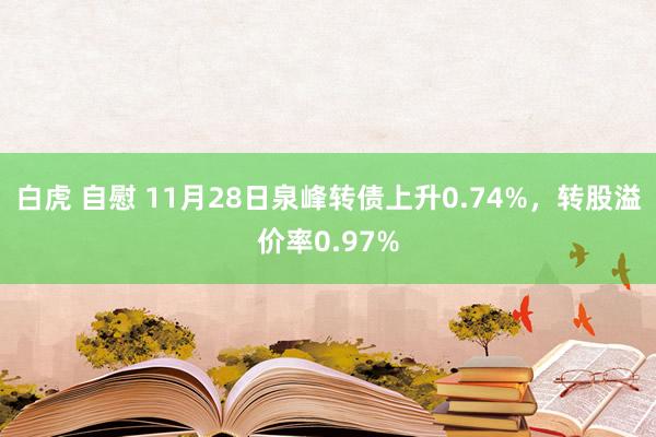 白虎 自慰 11月28日泉峰转债上升0.74%，转股溢价率0.97%