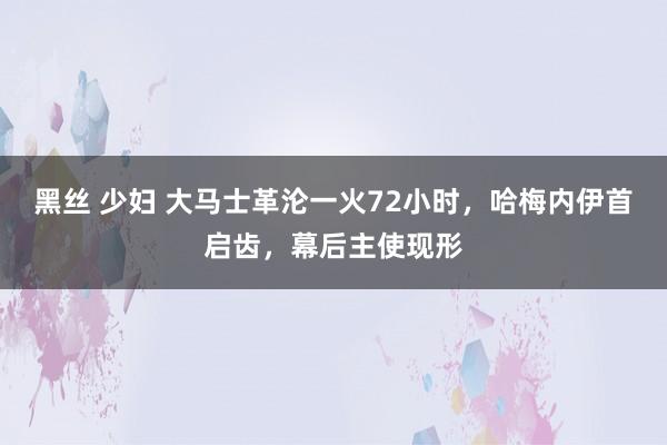 黑丝 少妇 大马士革沦一火72小时，哈梅内伊首启齿，幕后主使现形